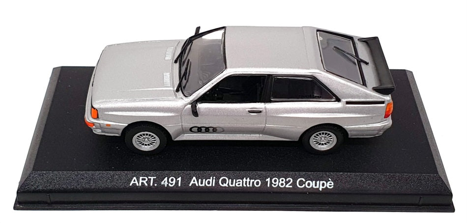Detail Cars 1/43 Scale ART491 - 1982 Audi Quattro Coupe - Met Grey