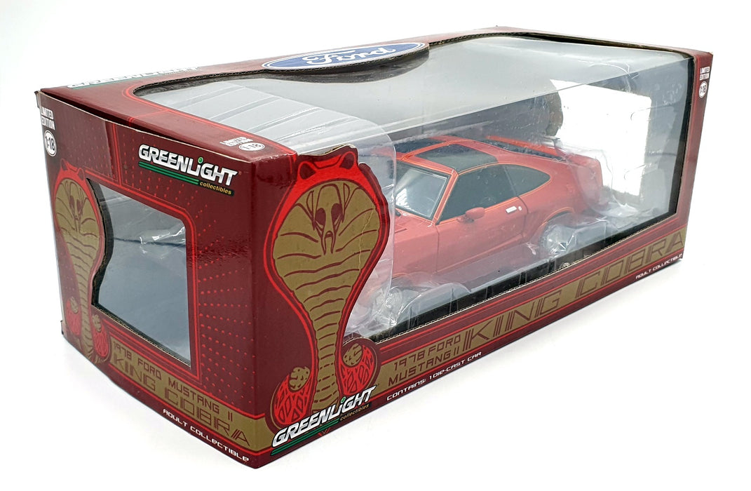 Greenlight 1/18 Scale Diecast 12879 - 1978 Ford Mustang MKII King Cobra - Red