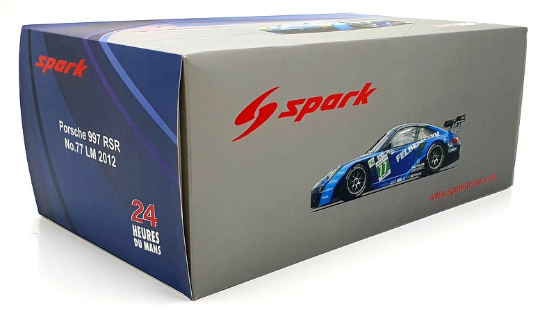 Spark 1/18 Scale Resin 18S073 - Porsche 997 RSR #77 LM 2012