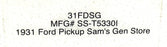 National Motor MM 1/32 Scale SS-T5700X - 1931/1925 Ford Pick-Ups Model A and T