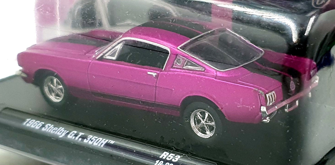 Castline M2 Machines 1/64 Scale R53 - 1966 Shelby GT 350H - Pink