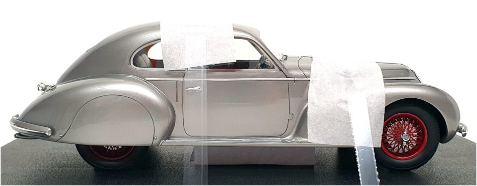 Cult 1/18 Scale CML055-3 - 1939 Alfa Romeo 2500S Berlinetta Touring - Met Silver