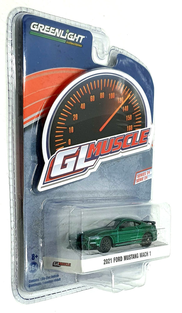 Greenlight 1/64 Scale 13290-F - 2021 Ford Mustang MACH 1 - Chase
