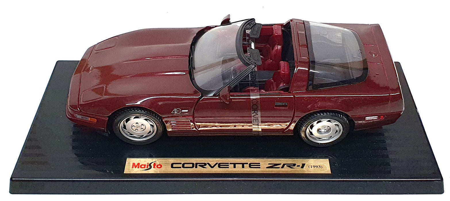 Maisto 1/18 Scale Diecast 31809 - Chevrolet Corvette ZR-1 - Maroon
