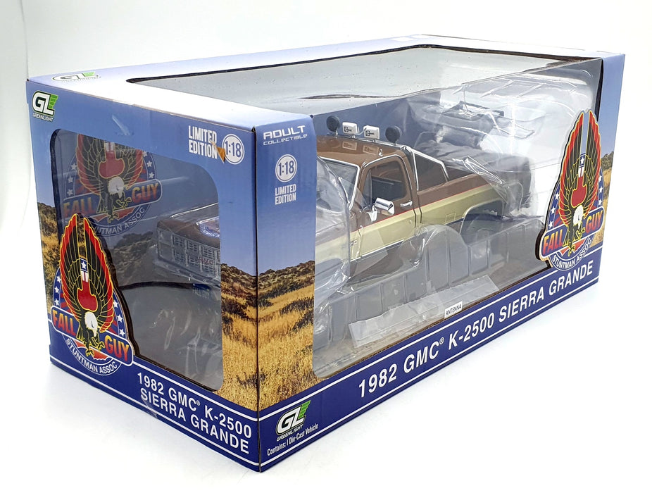 Greenlight 1/18 Scale 13560 - 1982 GMC K-250 Sierra Grande Lee Majors Fall Guy
