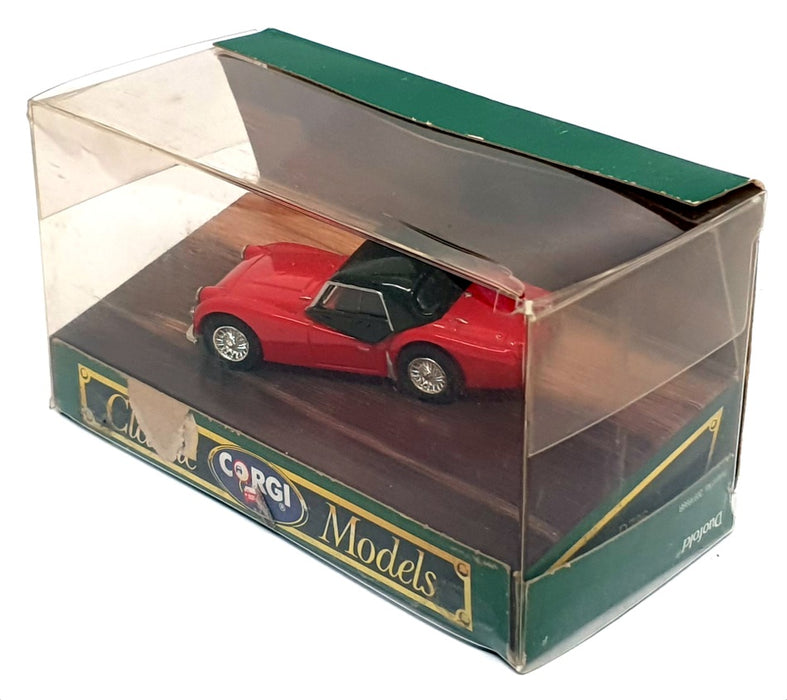 Corgi 1/43 Scale Diecast D736 - Triumph TR3A Hard Top - Red