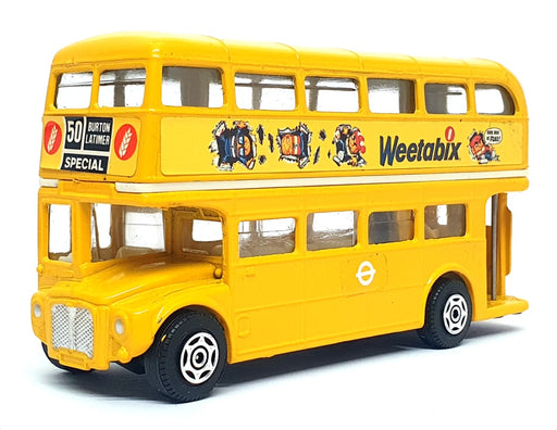 Corgi Appx 12cm Long Diecast 638 - AEC Routemaster Bus (Weetabix) Yellow