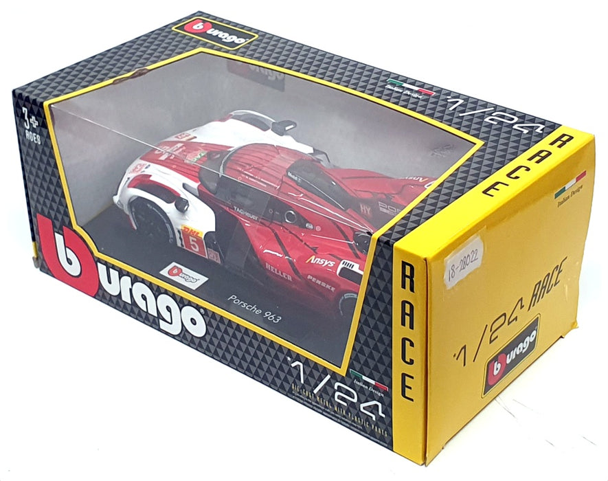 Burago 1/24 Scale 18-28022 - Porsche 963 FIA WEC Championship #5 Penske
