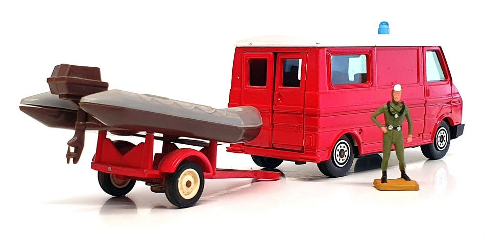 Solido Toner Gam 1/50 Scale 371 - Citroen C35 & Dingy Fire Dept. - Red/White