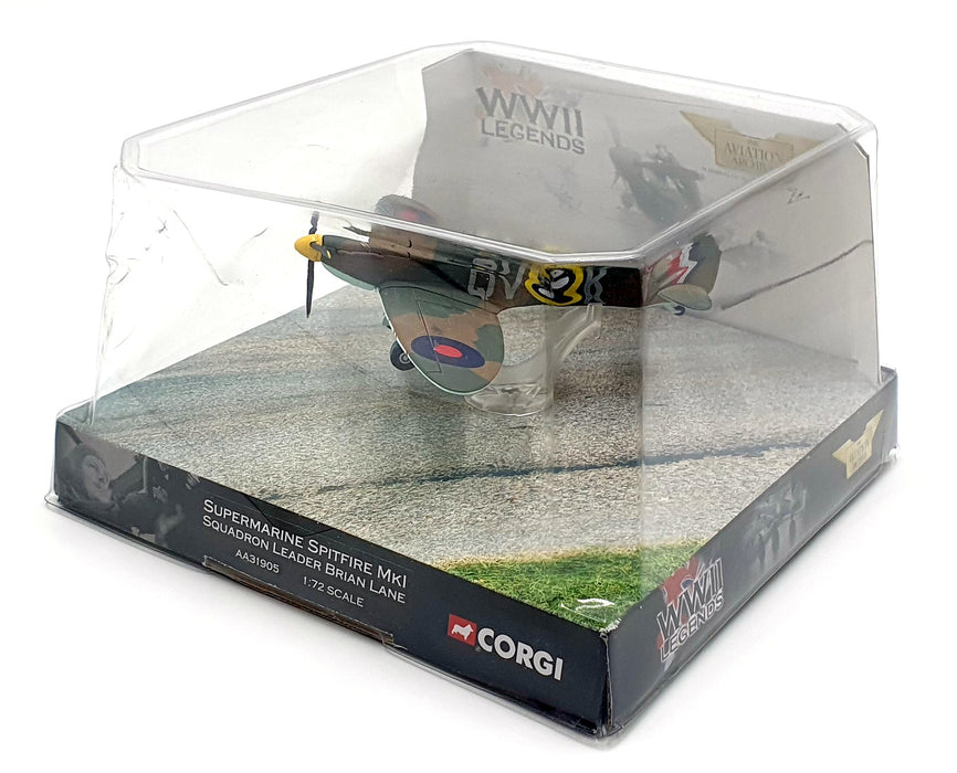 Corgi 1/72 Scale AA31905 - Supermarine Spitfire Mk1 Sqn leader Brian Lane