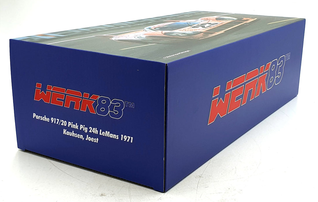 Werk83 1/12 Scale W1204001 - Porsche 917/2 Pink Pig 24h LM 1971 - Kauhsen/Joest