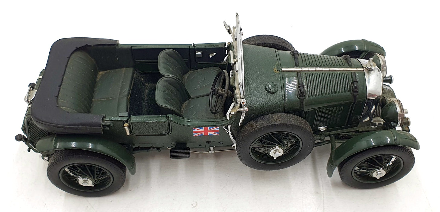 Franklin Mint 1/24 Scale B11T109C - 1929 Bentley Blower Green with Display Case