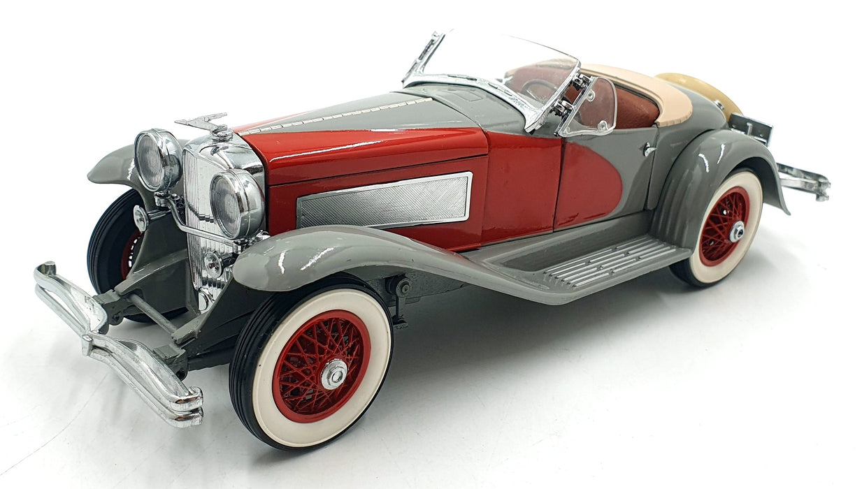 Danbury Mint 1/24 Scale DMDUE02RG - 1935 Duesenberg SSJ - Grey/Red