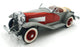 Danbury Mint 1/24 Scale DMDUE02RG - 1935 Duesenberg SSJ - Grey/Red