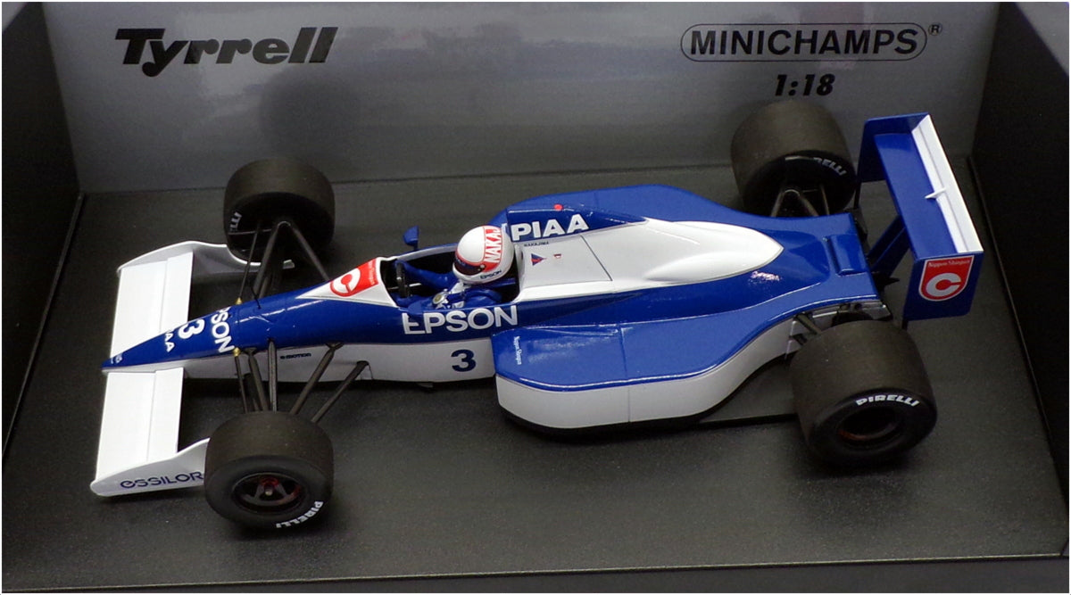 Minichamps 1/18 Scale Diecast 110 900003 - F1 Tyrrell Ford 018 #3 S.Nakajima