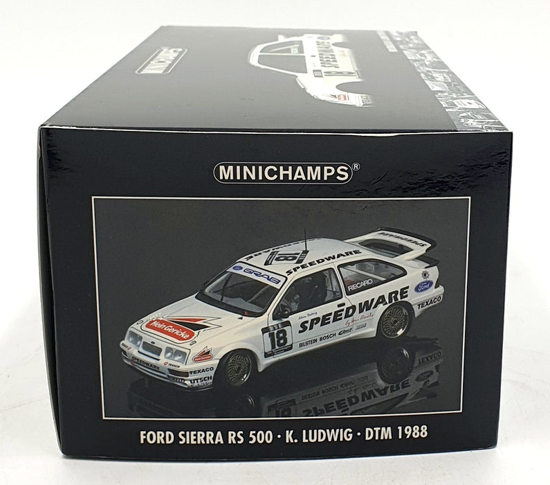 Minichamps 1/18 Scale 100 888018 - EMPTY BOX ONLY - 1988 Ford Sierra RS 500 #18