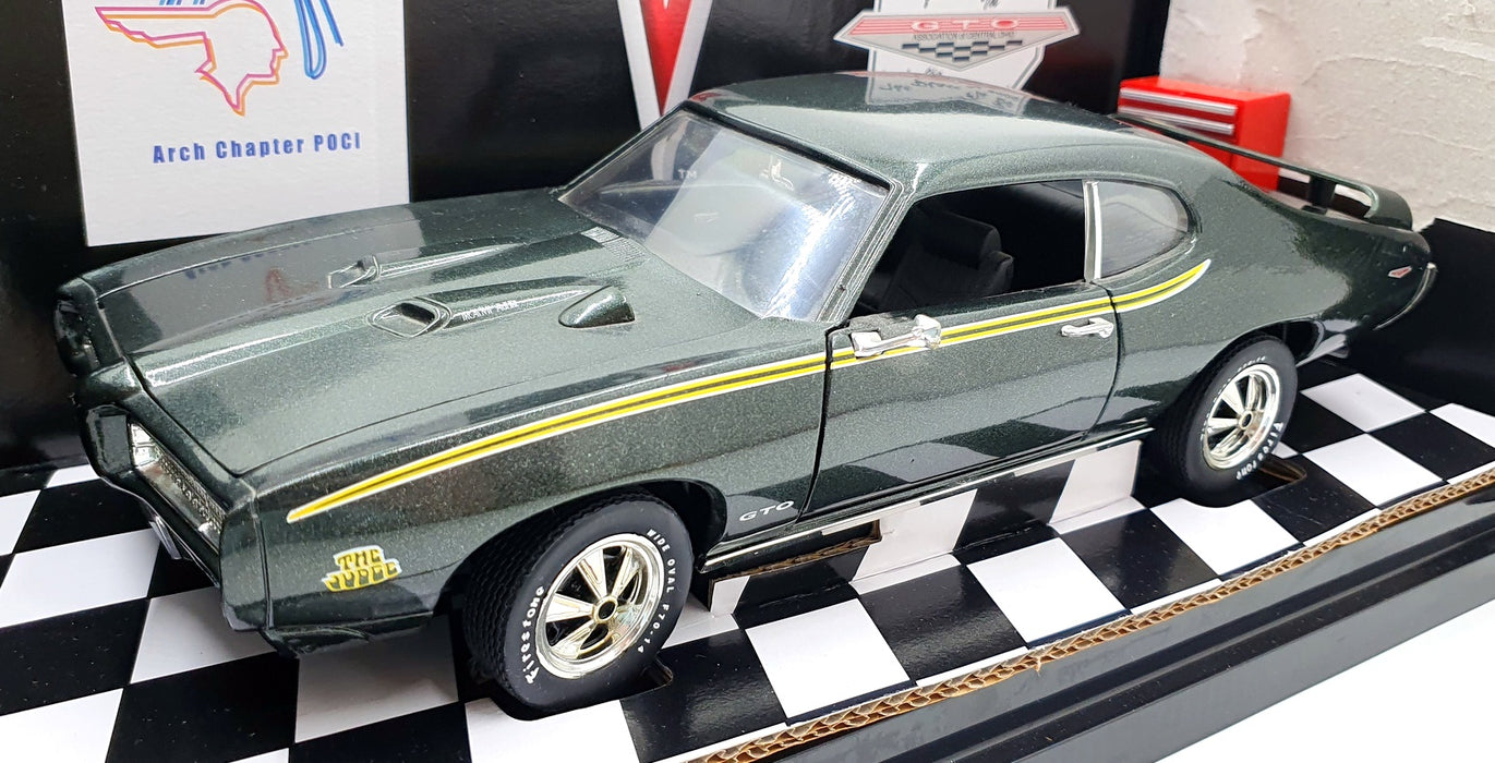 Ertl 1/18 Scale 29321P - 1968 Pontiac GTO The Judge 2003 Nationals - Green