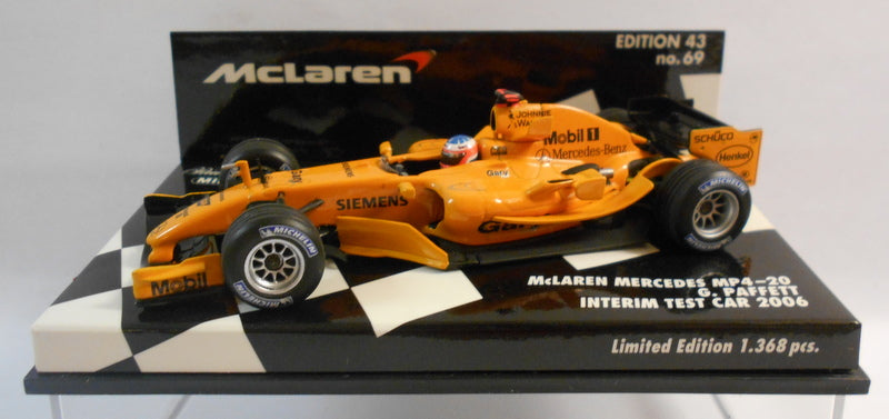 Minichamps F1 1/43 Scale - 530064395 McLAREN MERCEDES G.PAFFETT