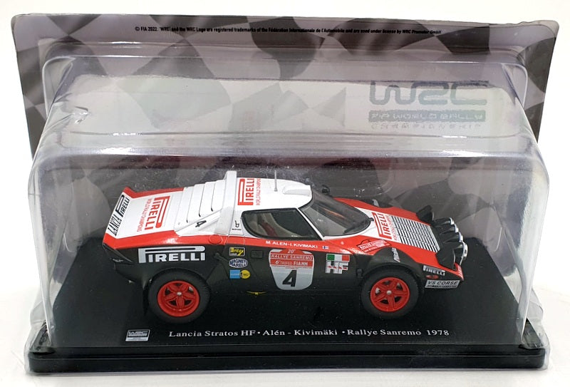 Hachette 1/24 Scale G113U025 - Lancia Stratos HF Sanremo 1978 M.Alen #4