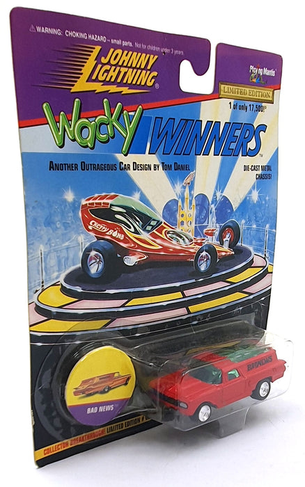 Johnny Lightning 1/64 Scale 301-03 - Wacky Winners Bad News - Red