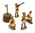Charles Biggs 60mm Metal Soldiers 9910 - Indian Lewis Gun Section (JAT) 1914-18