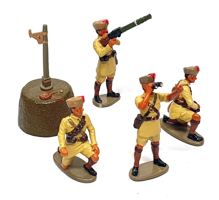 Charles Biggs 60mm Metal Soldiers 9910 - Indian Lewis Gun Section (JAT) 1914-18
