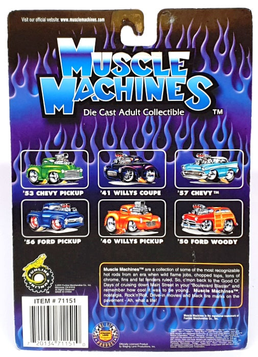 Muscle Machines 1/64 Scale 71151 01-102 - 1966 Pontiac GTO - Stars & Stripes