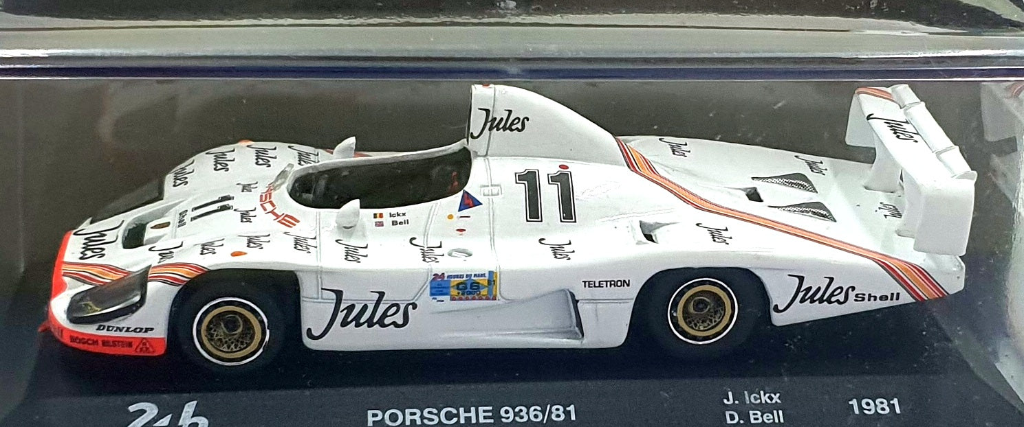 Altaya 1/43 Scale IXC.LMN.F.030 - Porsche 936/81 #11 24H Le Mans 1981 Ickx/Bell