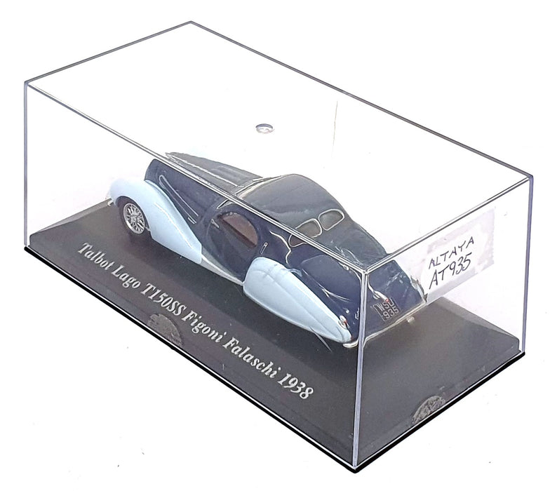 Altaya 1/43 Scale AT935 - 1938 Talbot Lago T150SS Figoni Falaschi - 2-Tone Blue