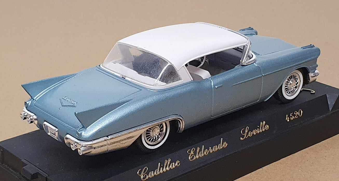 Solido 1/43 Scale Diecast 4520 - Cadillac Eldorado Seville - Lt. Blue/White