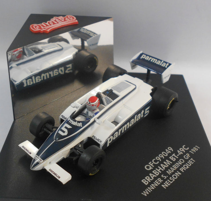 Quartzo 1/43 Scale - QFC99049 BRABHAM BT-49C NELSON PIQUET S.MARINO 1981