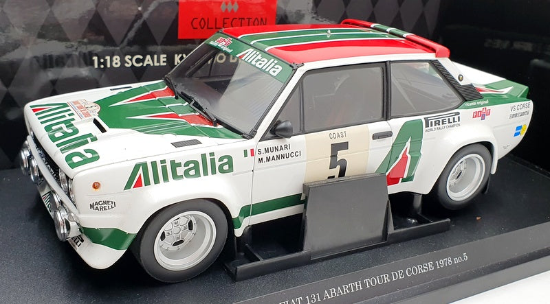 Kyosho 1/18 Scale Diecast 08371C - Fiat Abarth - #5 Tour De Cosa 1978