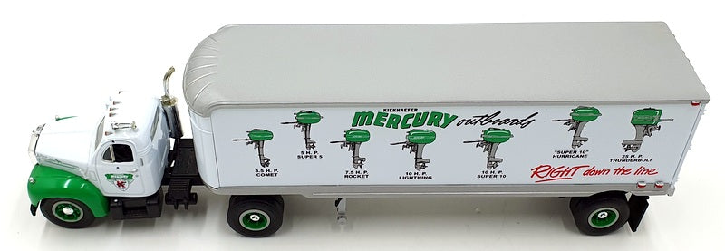 First Gear 1/34 Scale 19-1266 1960 Model B-61 Mack + Trailer Mercury Marine