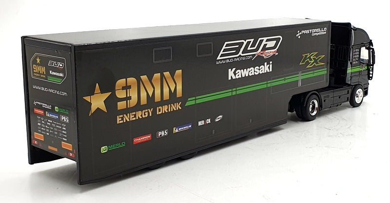 NewRay 1/43 Scale 15653 - Ford Iveco BUD Racing Team Truck - Black