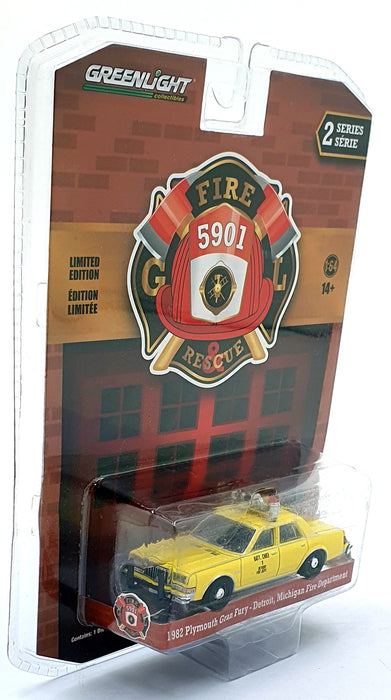 Greenlight 1/64 Scale 67020-C - 1982 Plymouth Gran Fury Detroit Fire Department