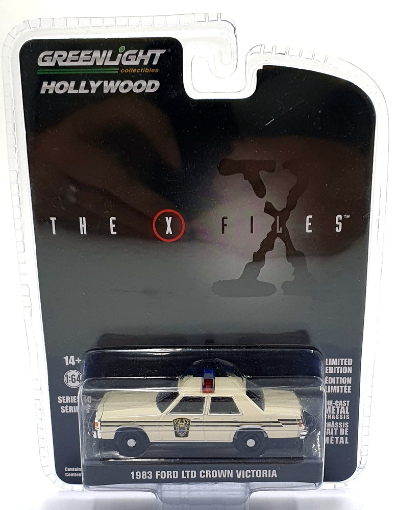 Greenlight 1/64 Scale 44900-C '83 Ford Ltd Crown Victoria The X Files Police Car