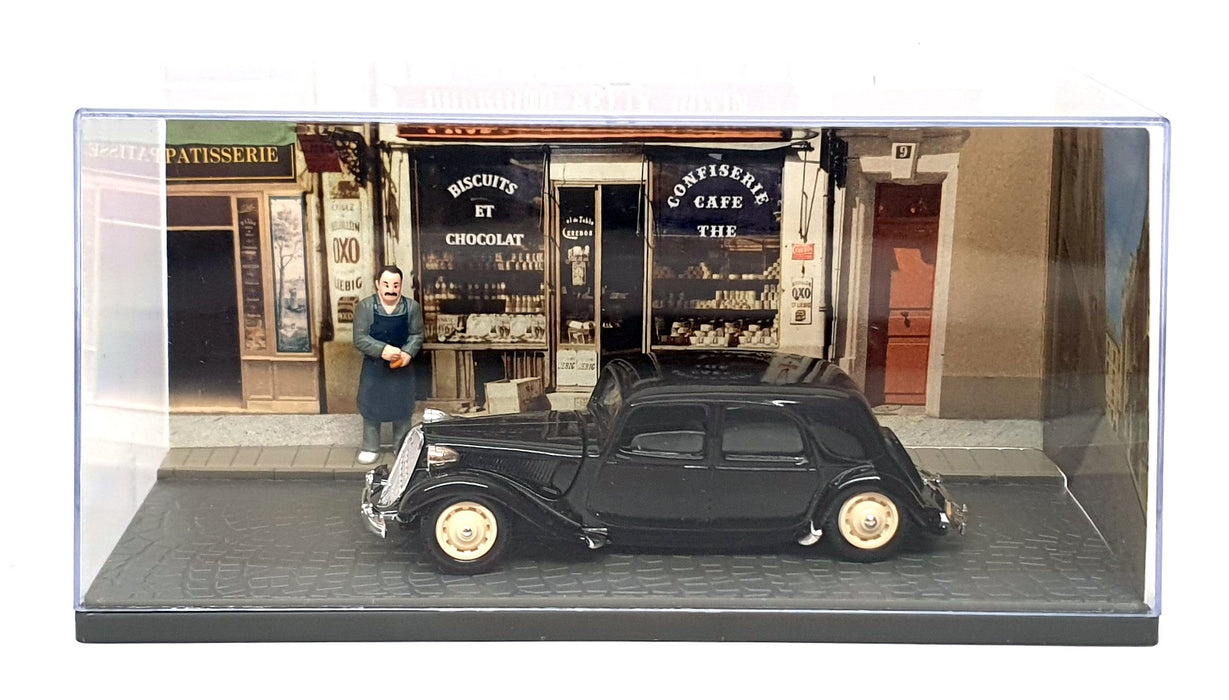 Solido 1/43 Scale Diecast SD003 - Citroen 15 Six Diorama - Black