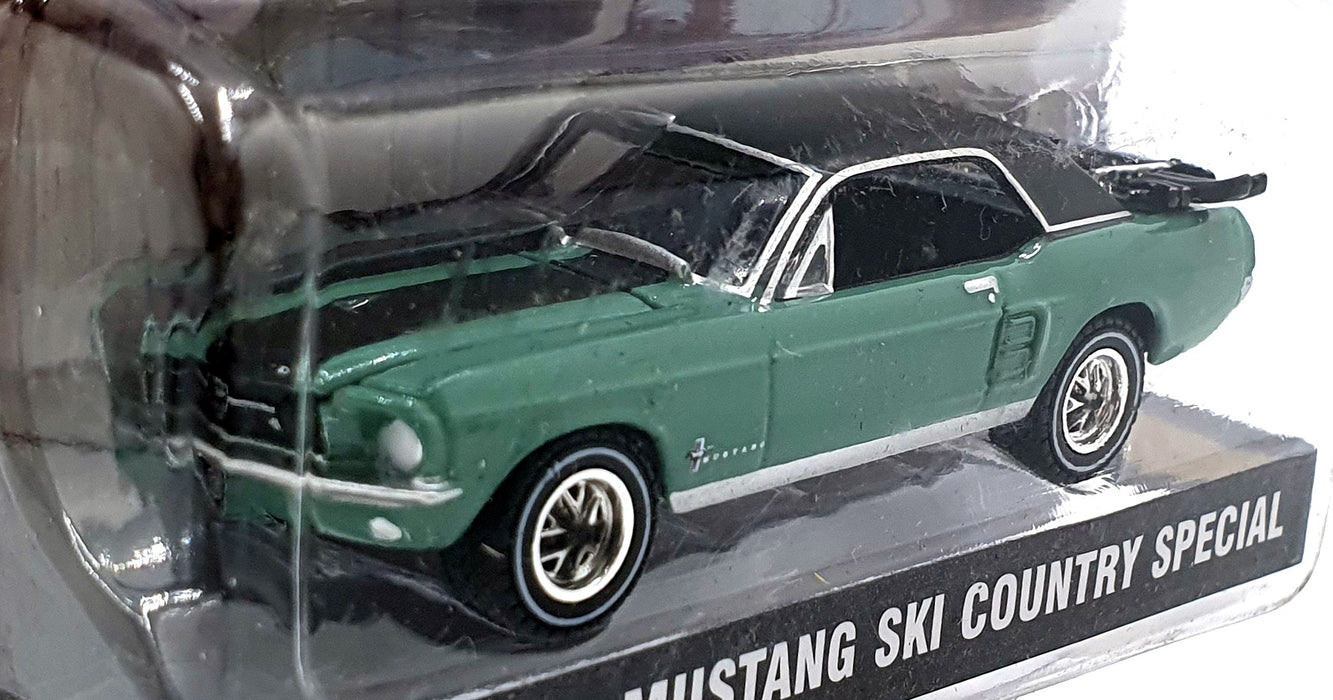 Greenlight 1/64 Scale 30113 - 1967 Ford Mustang Ski Country Special - Green