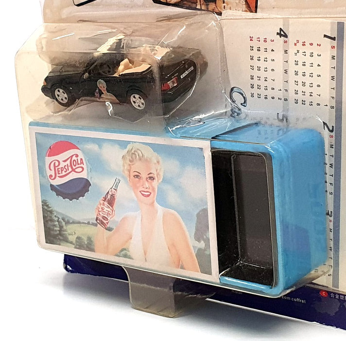 Cararama 1/72 Scale 722C - Mercedes Benz SL500 (Pepsi Cola Tin Box) Black
