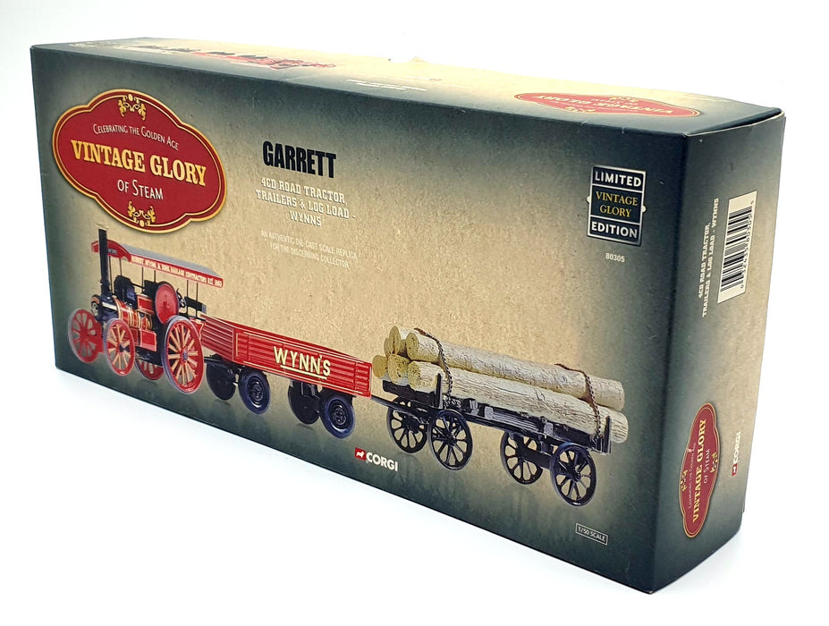 Corgi 1/50 Scale Diecast 80305 Garrett 4CD Road Tractor Trailer & Log Load Wynns
