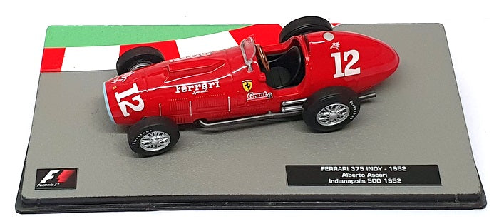 Altaya 1/43 Scale 12525B - Ferrari 375 #12 Indy 500 1952 Alberto Ascari - Red