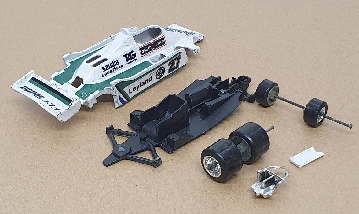Polistil 1/41 Scale CE123 - F1 Williams FW07 Race Car #27 - White/Green
