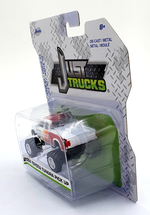 Jada Just Trucks 1/64 Scale 14020 - 2006 Toyota Tundra PickUp - White/Red/Yellow