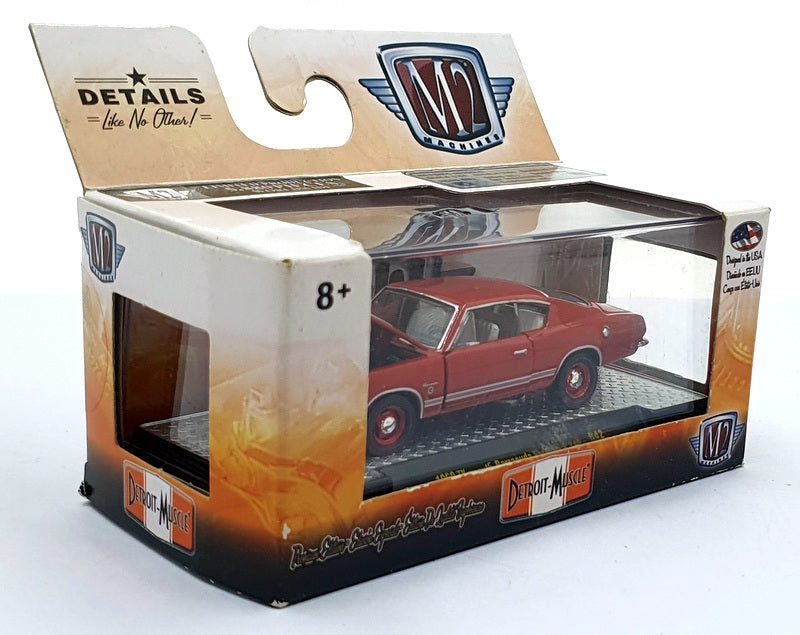 Castline M2 Machines 1/64 Scale R42 02 1969 Plymouth Barracuda Formula S 340 Red