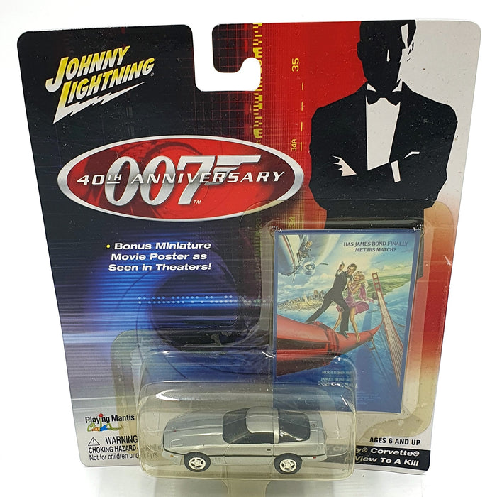 Johnny Lightning 1/64 Scale 261-05 - 1985 Chevrolet Corvette 007 A View To Kill