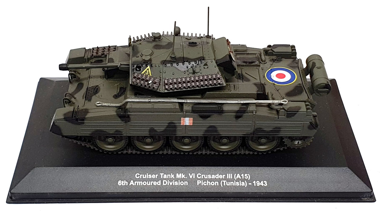 Altaya 1/43 Scale A3248 - Cruiser Tank Mk.VI Crusader III A15 Tunisia 1943