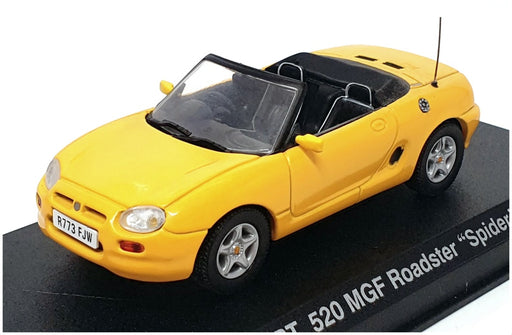 Detail Cars 1/43 Scale Diecast 520 - MG MGF Spyder - Yellow