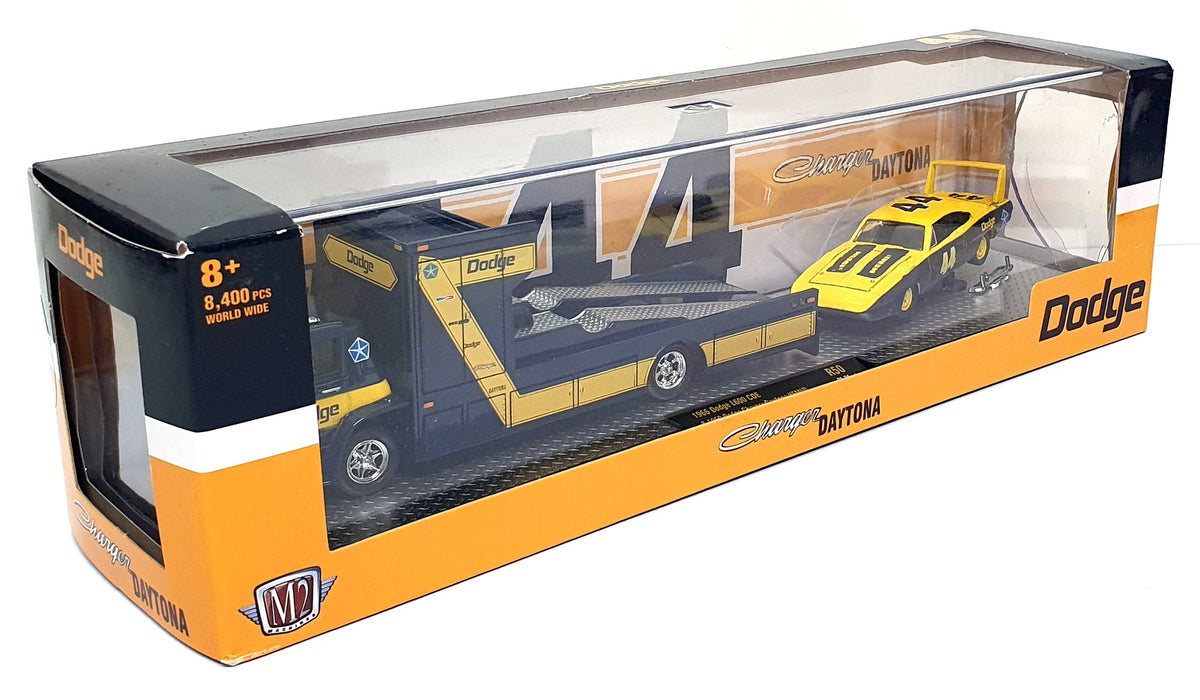 Castline M2 Machines 1/64 Scale R50 '66 Dodge L600 COE & '69 Daytona HEMI
