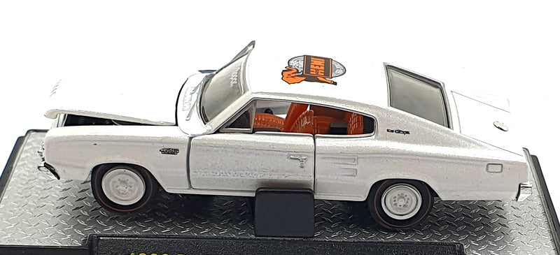 Castline M2 Machines 1/64 Scale HMS01 - 1970 Dodge Charger HEMI - White