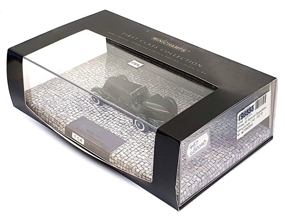 Minichamps 1/43 Scale 437 082040 - 1934 Ford Edsel 40 Special Speedster Dk. Grey